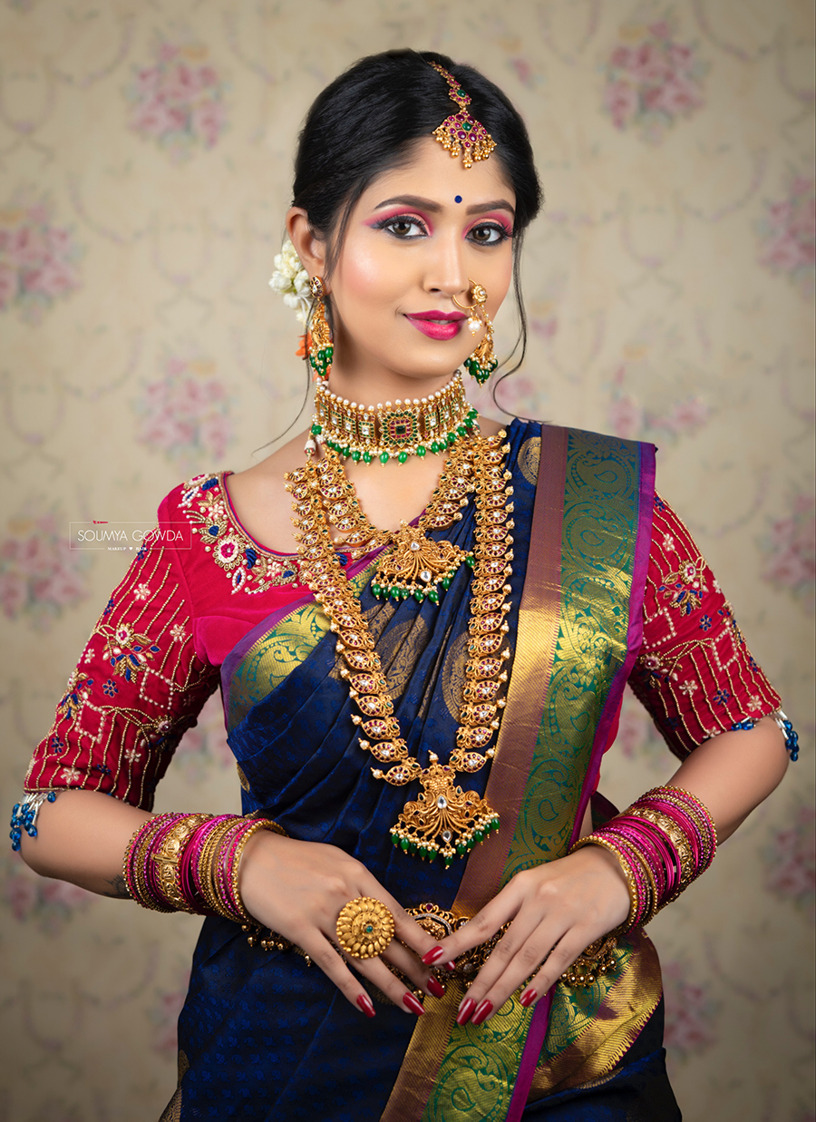 Bridal makeup by Soumya Gowda, Bengaluru