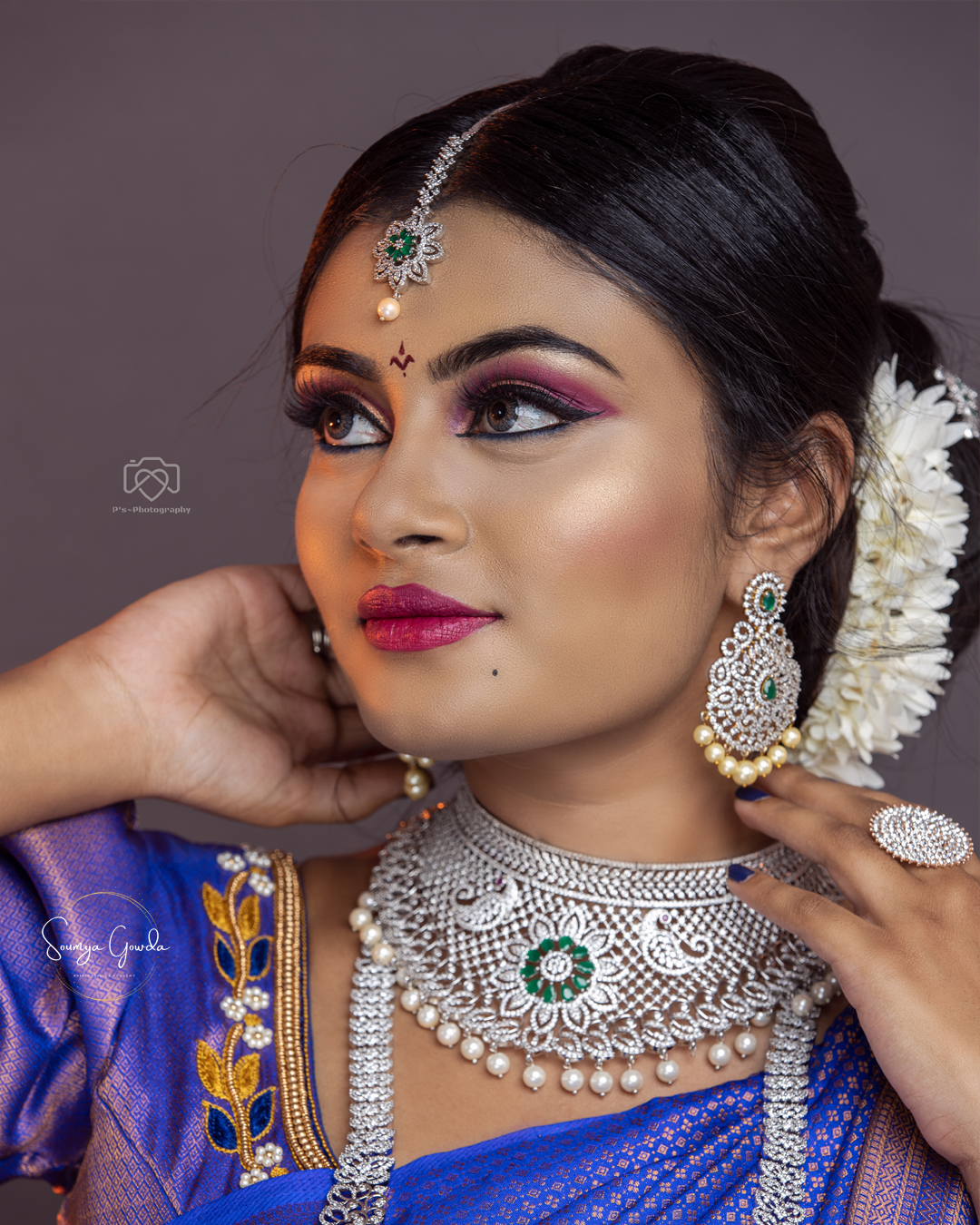 Soumya Gowda, freelance makeup artist in Bengaluru